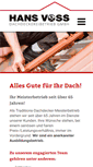 Mobile Screenshot of bedachungen-voss.de